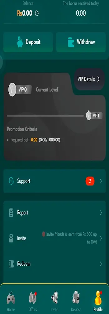 1ppp Game Intarafce